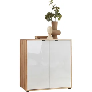 Wiemann Cardiff Sideboard 80 x 86 x 43 cm Braun / Weiß
