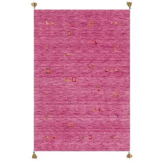 Cazaris Orientteppich , Lila , Textil , Tier , rechteckig , 250x300 cm , Care & Fair, AZO-frei, Handmade in India , für Fußbodenheizung geeignet, in verschiedenen Größen erhältlich , Teppiche und Böden, Teppiche, Orientteppiche