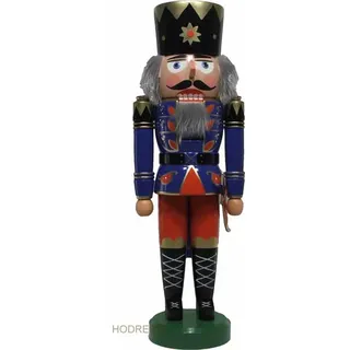 Nussknacker König blau 40cm NEU Nußknacker Figur Erzgebirge Weihnachtsfigur Hol