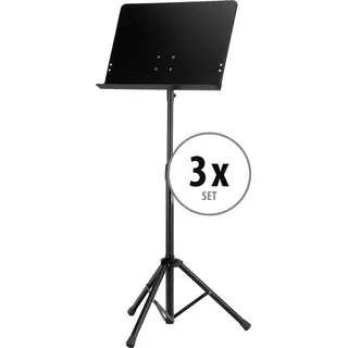 Classic Cantabile Orchesterpult Deluxe 3x Set