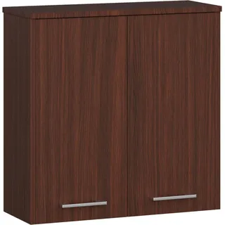 Hängeschrank 30cm Wandregal 99cm hoch 1 Tür Vitrine 3 Fächer Wandschrank