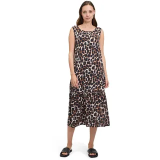 Betty & Co Midikleid Leo-Look Braun 40