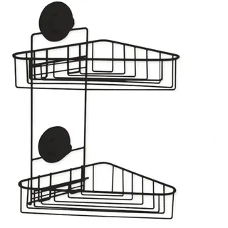 duschablage Bestlock23,5 x 36 cm aus Edelstahl schwarz - Schwarz