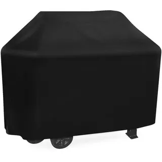 Barbecuehose - Weerbeständig - Duurzaam 420D Oxford - Wasser- und Winddicht - Ideal für Gas- und Holzkohlegrills - Maß 132 x 66 x 109 cm - Schwarz