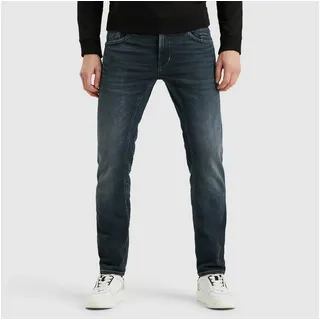 PME Legend Straight Fit Jeans mit Logo-Stitching Modell 'Commander', Anthrazit, 31/32