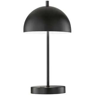 Schöner Wohnen Akku-Tischleuchte , Schwarz, Weiß , Metall , F , 35 cm , 3-fach schaltbar, stufenverstellbar, mit Schalter, Farbtemperaturwechsler, kabellos, aufladbar über Usb , Lampen & Leuchten, Innenbeleuchtung, Tischlampen, Akku-Tischlampen