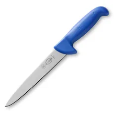 F. DICK Stechmesser, Schlachtmesser ErgoGrip (Messer mit Klinge 18 cm, X55CrMo14 Stahl, nichtrostend, 56 HRC) 82007181, Chromstahl, Blau