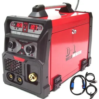 3in1 Schutzgas Schweißgerät 200A Fülldraht MIG/MAG WIG Elektrode Schweißen 13963
