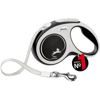 flexi New Comfort S 5m 15kg- Black