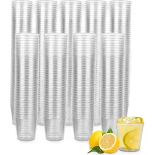 400er Pack 30ml Transparente Plastik Schnapsgläser PS, Wiederverwendbare Shotgläser