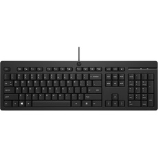 Bild von 125 kabelgebundene Tastatur, schwarz, USB, DE (266C9AA#ABD)