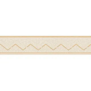 A.S. Création Moderne Bordüre Grafisch Creme Gold Glitzer Metallic Selbstklebend 384416 5,00 m x 0,13 m Made in Germany