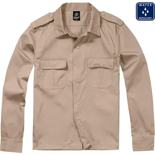 Brandit Textil Us Langarmhemd Beige 5XL