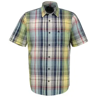Lerros Kurzarmhemd kariert faded gelb 4XL