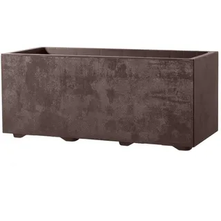 Deroma Vase Box Millennium Farbe Brownst - Vase Pflanzer Größe 59x25x25
