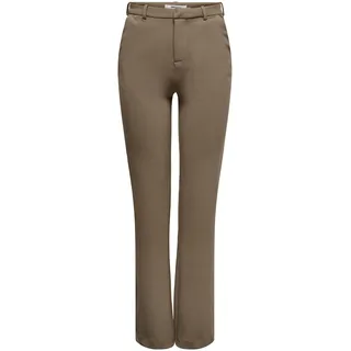 ONLY Damen ONLRAFFY-YO Life MID STR Pant TLR NOOS Hose 15265049,Fossil,XS / 32L