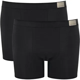 SLOGGI Men GO Natural Boxershorts schwarz S 2er Pack