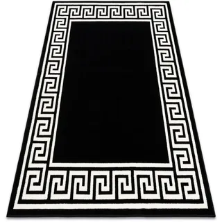 rugsX Teppich Morad 200/300 cm , Schwarz , Textil , Rechteckig , 200x300 cm , Teppiche und Böden, Teppiche