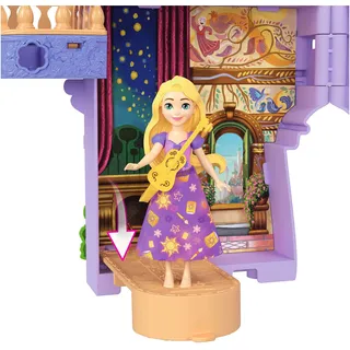 Mattel Puppenhaus Disney Prinzessin Kleine Puppen Rapunzel Stacking Castle bunt