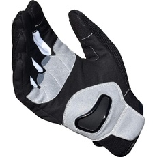 KSK Cross-Handschuhe – Übergangszeit Motorradhandschuhe, Roller, Schwarz, Größe L (20 – 21 cm)