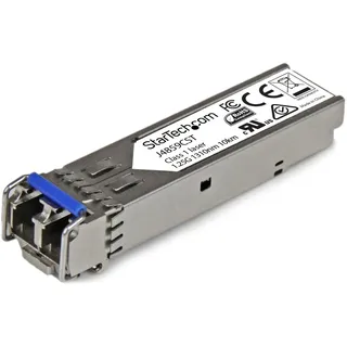 Startech Gigabit Fiber SFP Transceiver Module - HP J4859C Compatible - SM/MM LC with DDM