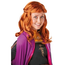 Bild Rubie's 300474NS Offizielle Disney Frozen 2, Anna-Perücke, Kostüm-Accessoire, Einheitsgröße