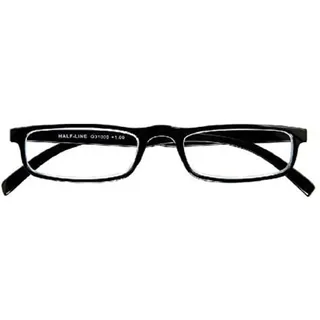 I NEED YOU HALF-LINE, G31000, Kunststoffbrille mit Federtechnik, schwarz, +2.5 Dioptrien