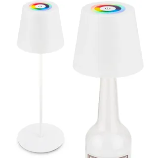 Briloner 3 in 1 RGBW LED Tischlampe Weiß