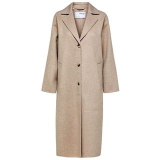 SELECTED FEMME Damen Slfnew Tama Handmade Wool Coat B Noos Mantel, Sandshell, 36 EU