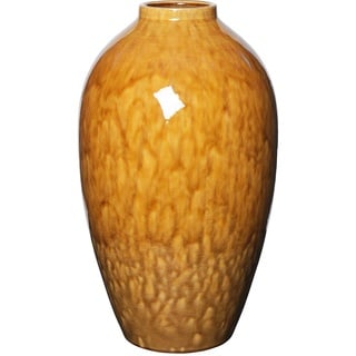 Broste Copenhagen Ingrid Vase aus Keramik in der Farbe Apfel-Zimt, Maße: 23,5cm x 23,5cm x 40cm, 14463232