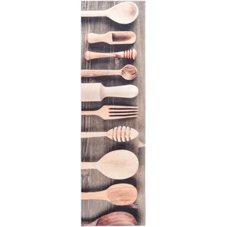 Sehrazat Küchenläufer "Caimas 3006" rechteckig 6 mm Höhe Bedruckt, waschbar, rutschhemmend, Küchen Utensilien, multicolor