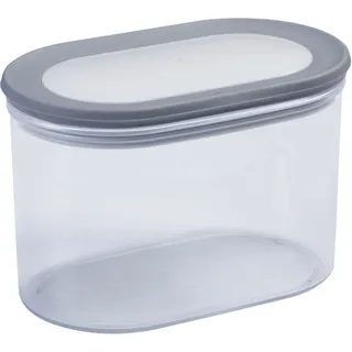 Vorratsdose transparent 0,8L von Curver - Weiß, Orange, Grau