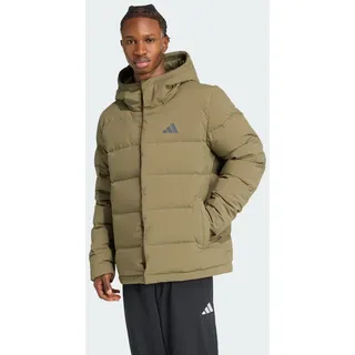 adidas Herren Jacke Helionic CLIMAWARM Daunenjacke - Olive Strata - S