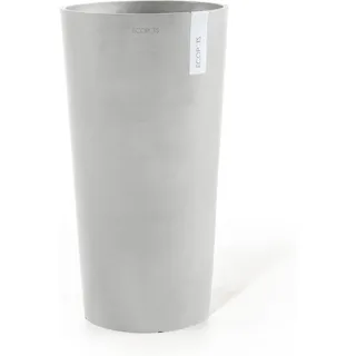 Ecopots Pflanztopf Amsterdam Halbhoch Weißgrau 34 cm x 66 cm
