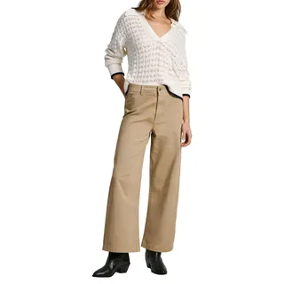 Pepe Jeans Damen Tania Hose, Braun (Dark Stone Beige), 27 W/30 L