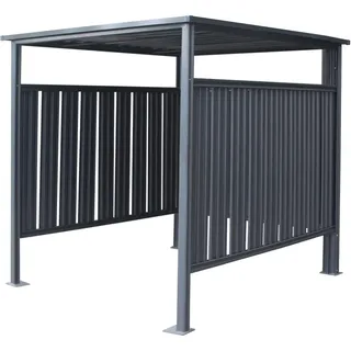 Westmann Fahrradgarage Anthrazit Metall 180x210x200 cm