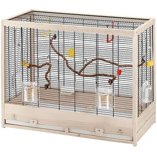 Ferplast Vogelkäfig Giulietta 6 81 x 41 x 64 cm schwarz