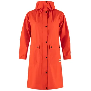 Fjällräven Damen Vardag Rain Parka, Flame Orange, XS