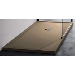 Novellini Olympic Plus Duschtasse Erde 140x100 H 4,5 CM Metacrilico Ablassen