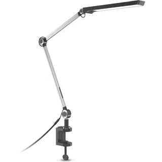 B.K.Licht LED Klemmleuchte, Schwarz