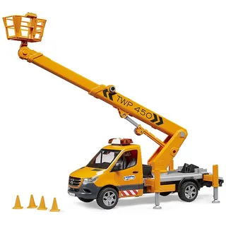 Bruder 02679 - MB Sprinter Arbeitsbühne orange 1:16