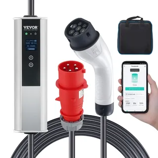 Vevor Typ2 EV Ladekabel für Elektrofahrzeug 32A 7,5 m