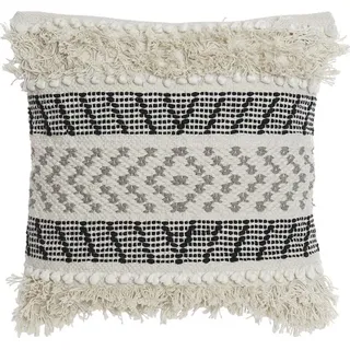 Kissen DKD Home Decor Schwarz Beige 45 x 10 x 45 cm Boho