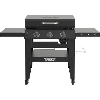 Planchagrill TENNEKER Plandor TG-3 mit 3 Brenner, emaillierte Gusseisen Plancha-