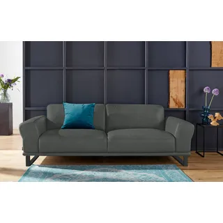 W.Schillig Couch grau 3-Sitzer