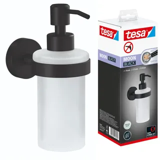 Tesa Seifenspender Moon 200 ml Schwarz