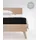 Spannbettlaken Mako-Satin 90 x 200 cm schwarz