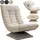Sessel Aberdeen 60 x 105 x 87 cm Beige 5fach verstellbar 360 Grad drehbar klappbar