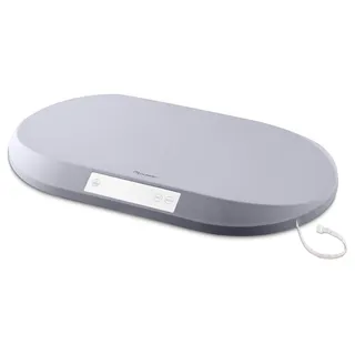 Nukido Babywaage Wiegeschale Baby Waage 40 kg Tragkraft 5 Gramm Genauigkeit Tara Holdfunktion Integrierte Messskala Grau