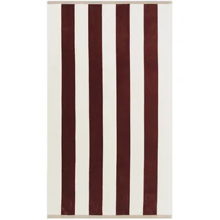 GANT Strandtuch STRIPE BEACH TOWEL 100 x 100 cm braun